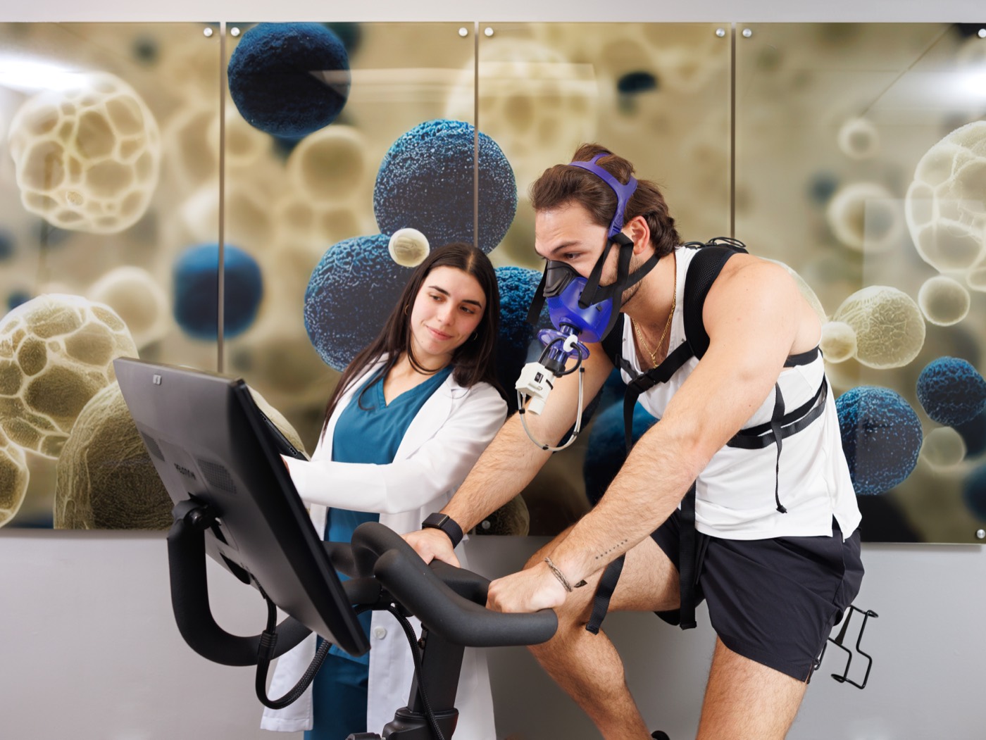 Prueba de VO2 max con mascarilla PNOĒ